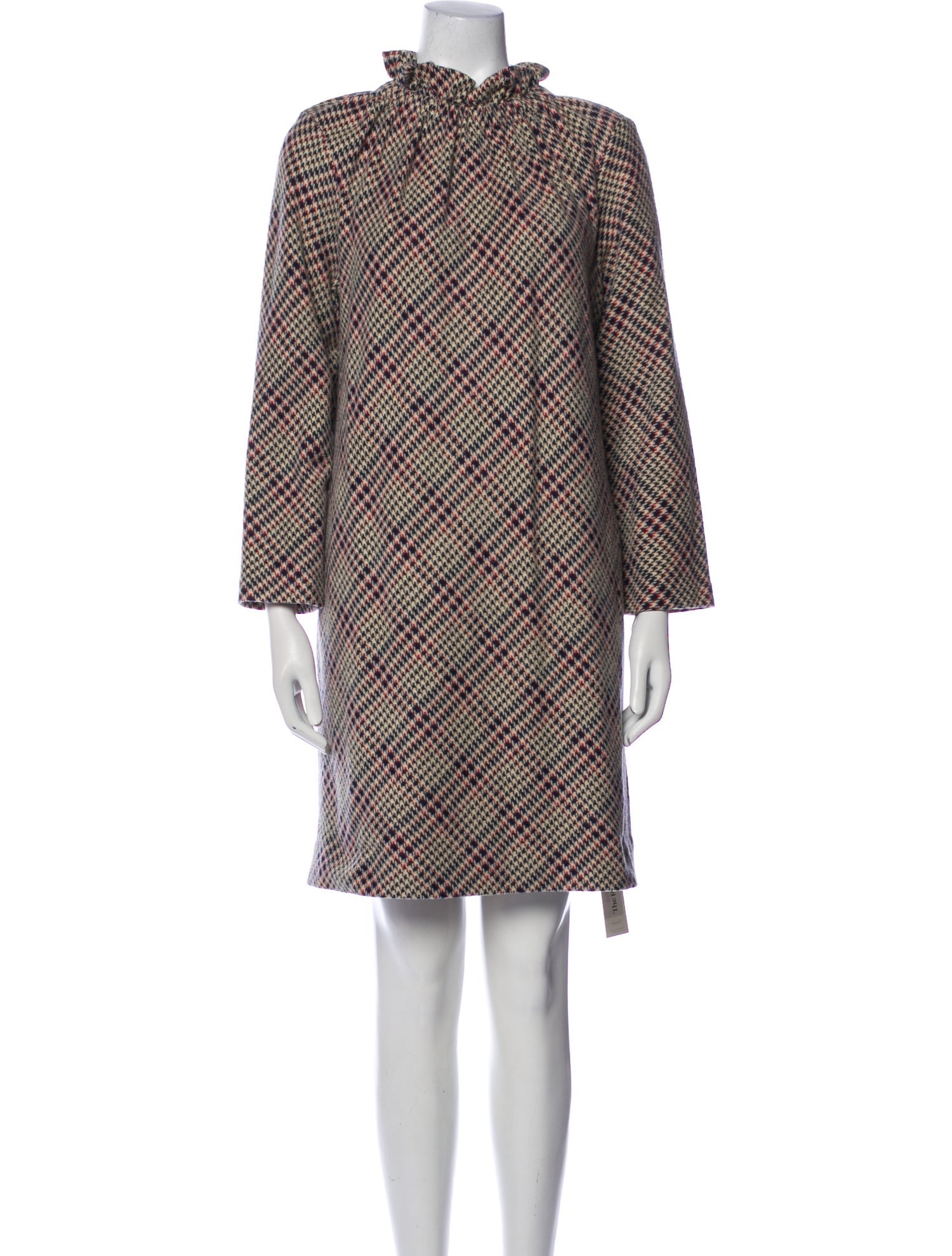 Ann Mashburn Plaid Print Mini Dress