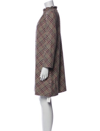 Ann Mashburn Plaid Print Mini Dress