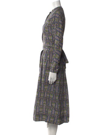 Ann Mashburn Printed Midi Length Dress