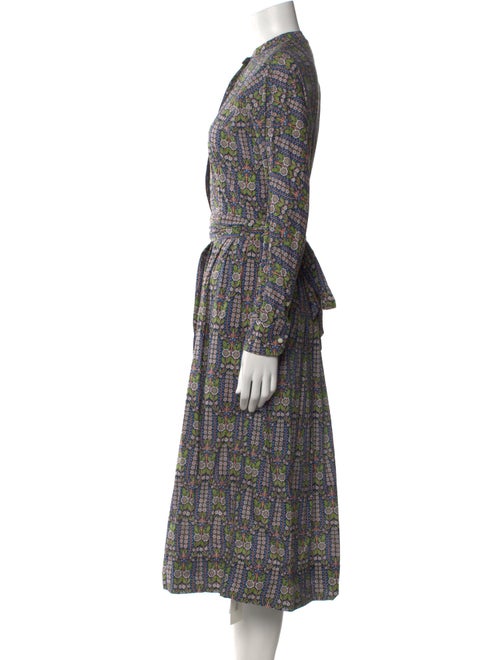 Ann Mashburn Printed Midi Length Dress