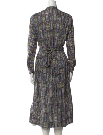 Ann Mashburn Printed Midi Length Dress