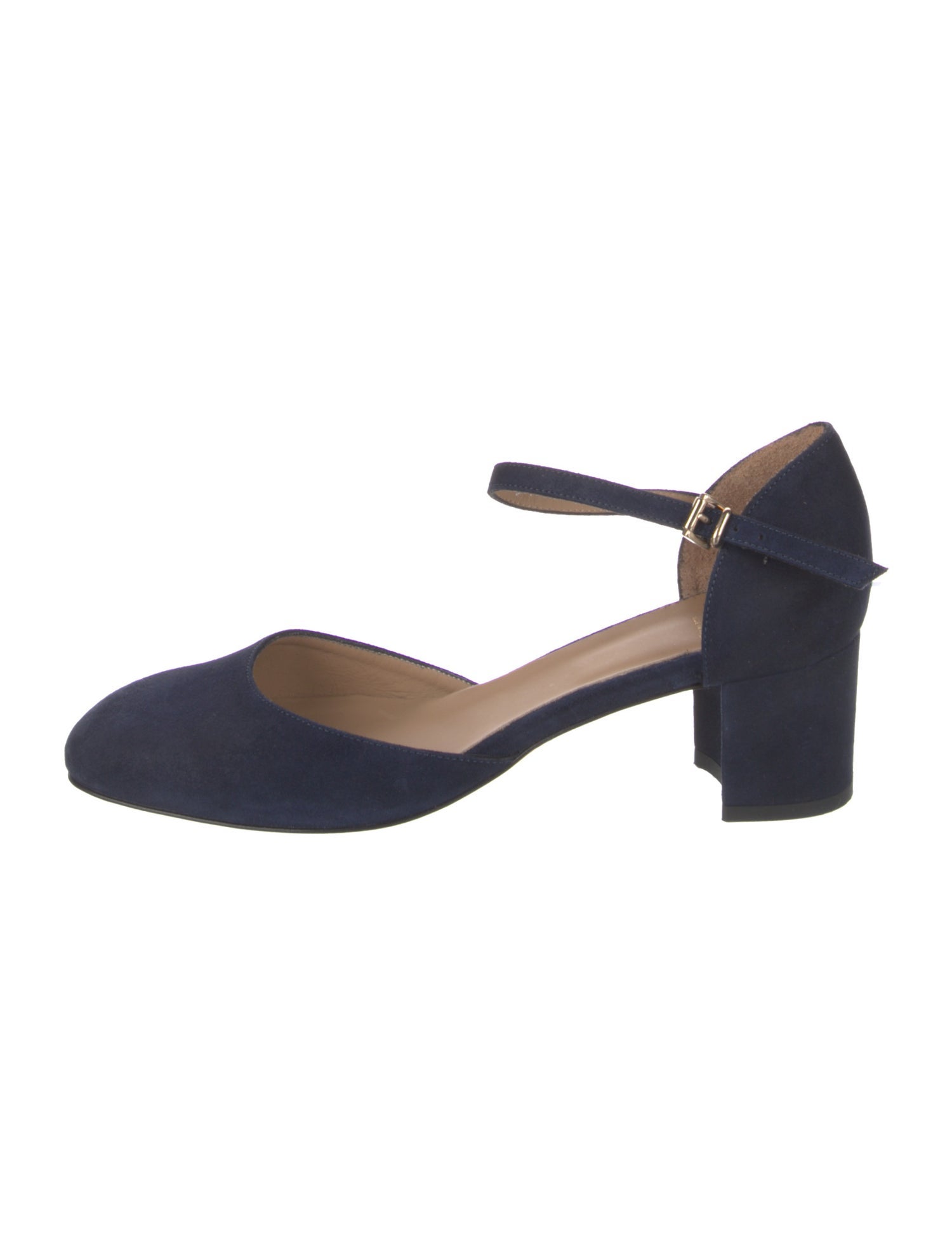 Ann Mashburn Suede D'Orsay Pumps