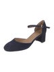 Ann Mashburn Suede D'Orsay Pumps