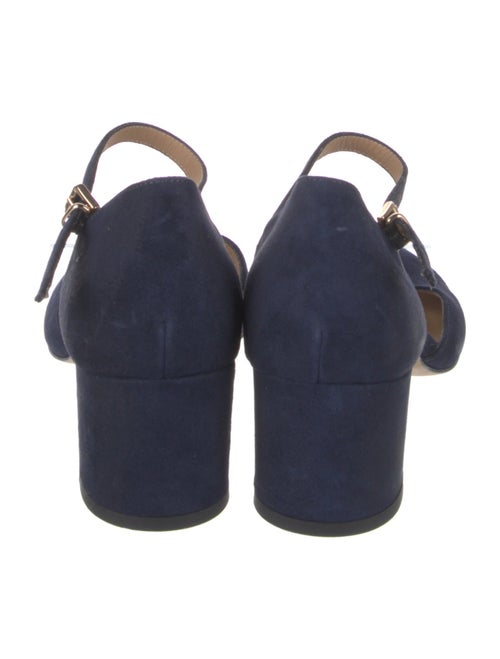 Ann Mashburn Suede D'Orsay Pumps