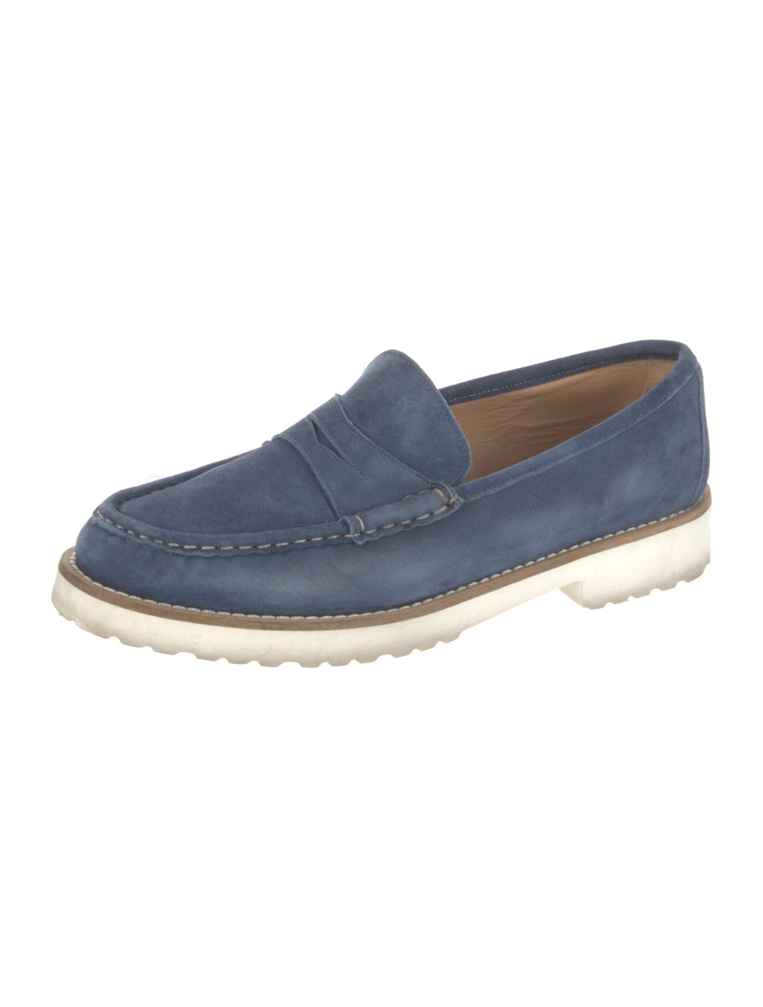 Ann Mashburn Suede Loafers