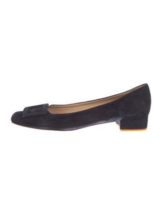 Ann Mashburn Suede Pumps