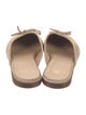 Ann Mashburn Suede Bow Accents Mules
