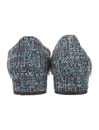 Ann Mashburn Tweed Tweed Pattern Ballet Flats
