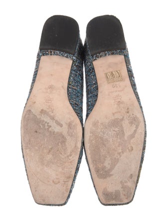 Ann Mashburn Tweed Tweed Pattern Ballet Flats