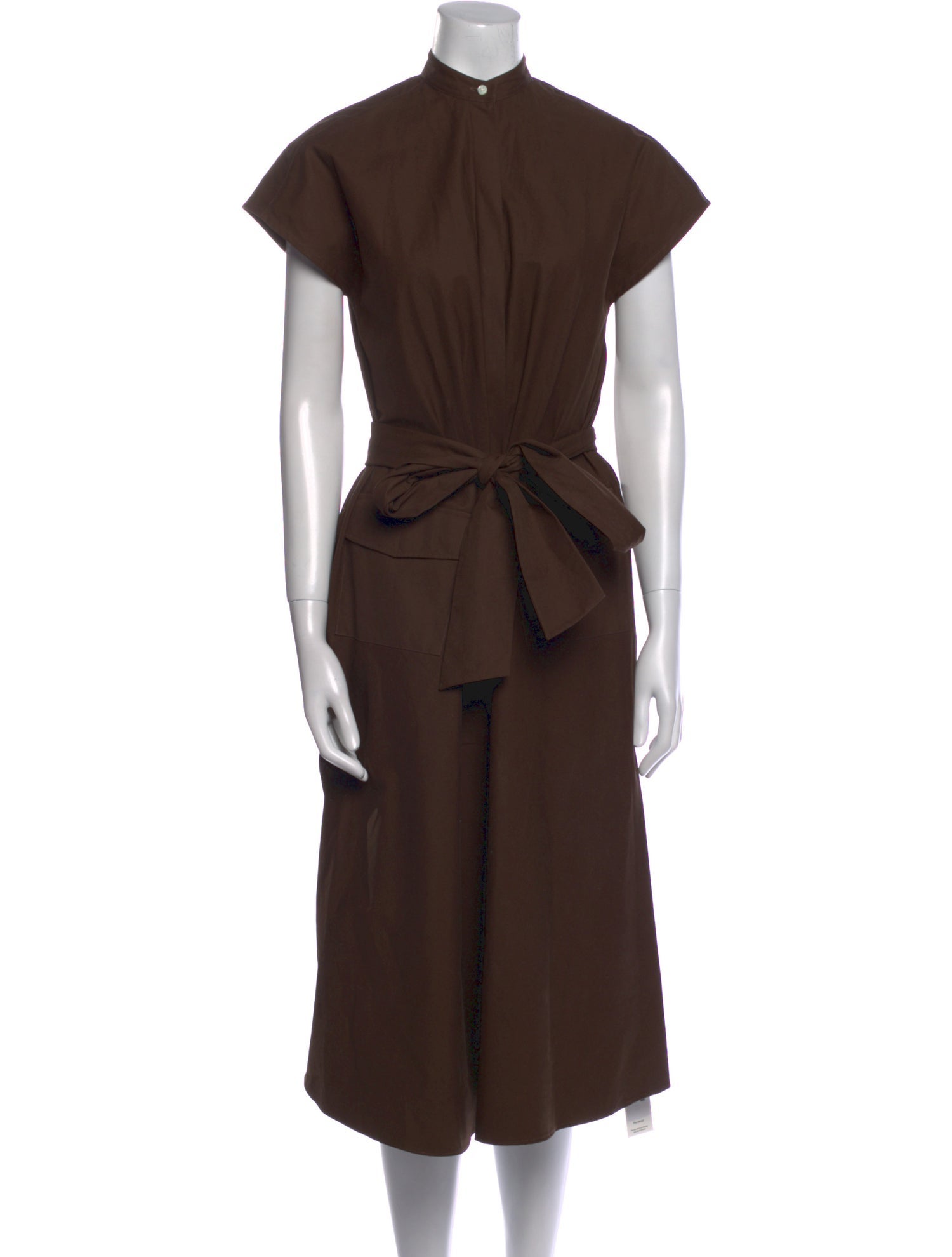 Ann Mashburn Mock Neck Midi Length Dress