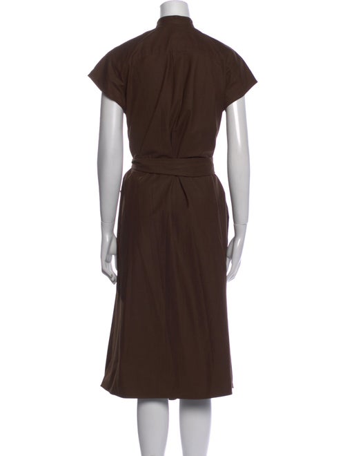 Ann Mashburn Mock Neck Midi Length Dress