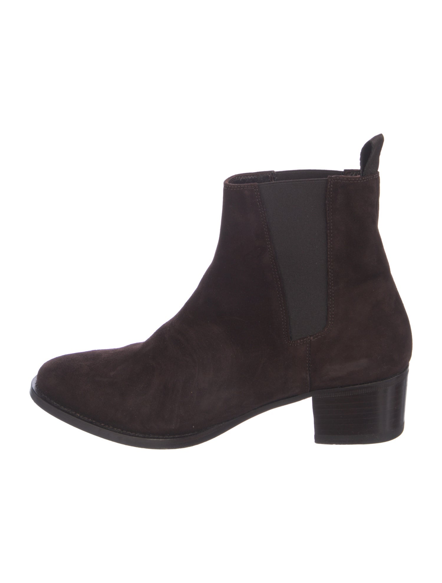 Ann Mashburn Suede Chelsea Boots
