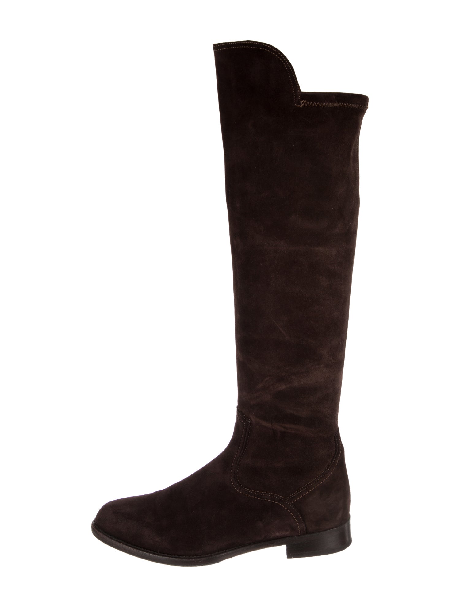 Ann Mashburn Suede Riding Boots