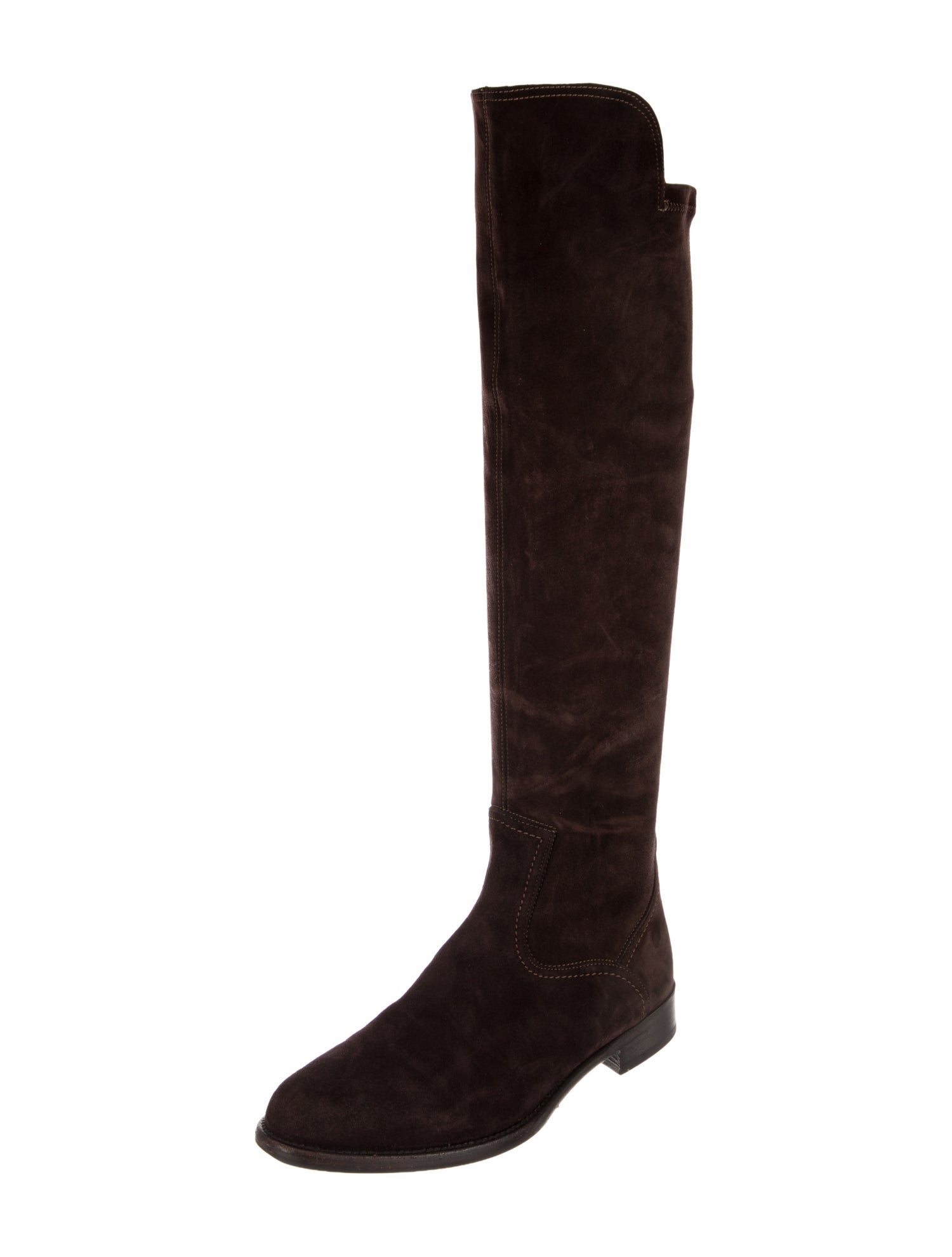 Ann Mashburn Suede Riding Boots