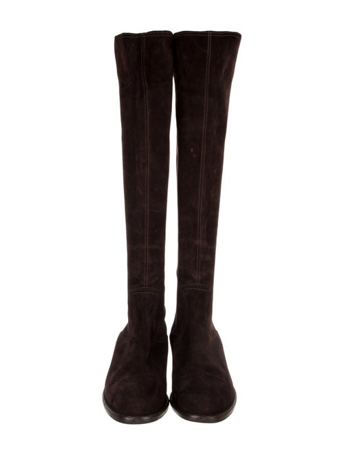 Ann Mashburn Suede Riding Boots