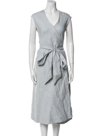 Ann Mashburn Linen Knee-Length Dress