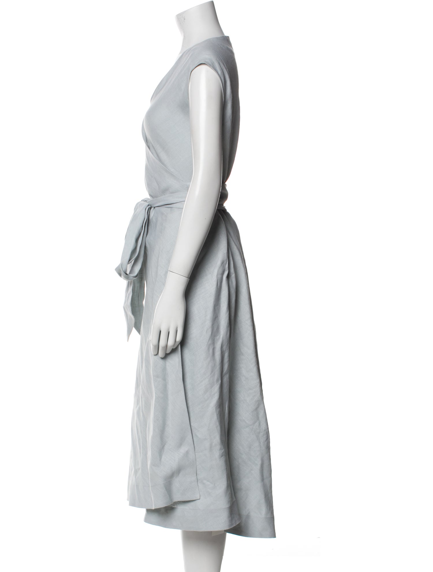 Ann Mashburn Linen Knee-Length Dress