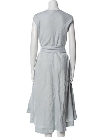 Ann Mashburn Linen Knee-Length Dress