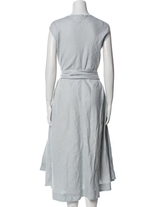 Ann Mashburn Linen Knee-Length Dress