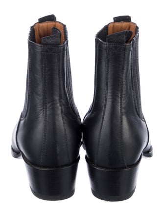 Ann Mashburn Leather Chelsea Boots