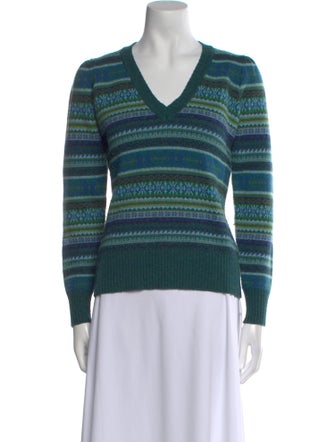 Ann Mashburn Merino Wool Striped Sweater