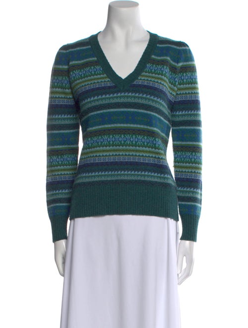 Ann Mashburn Merino Wool Striped Sweater