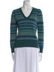 Ann Mashburn Merino Wool Striped Sweater