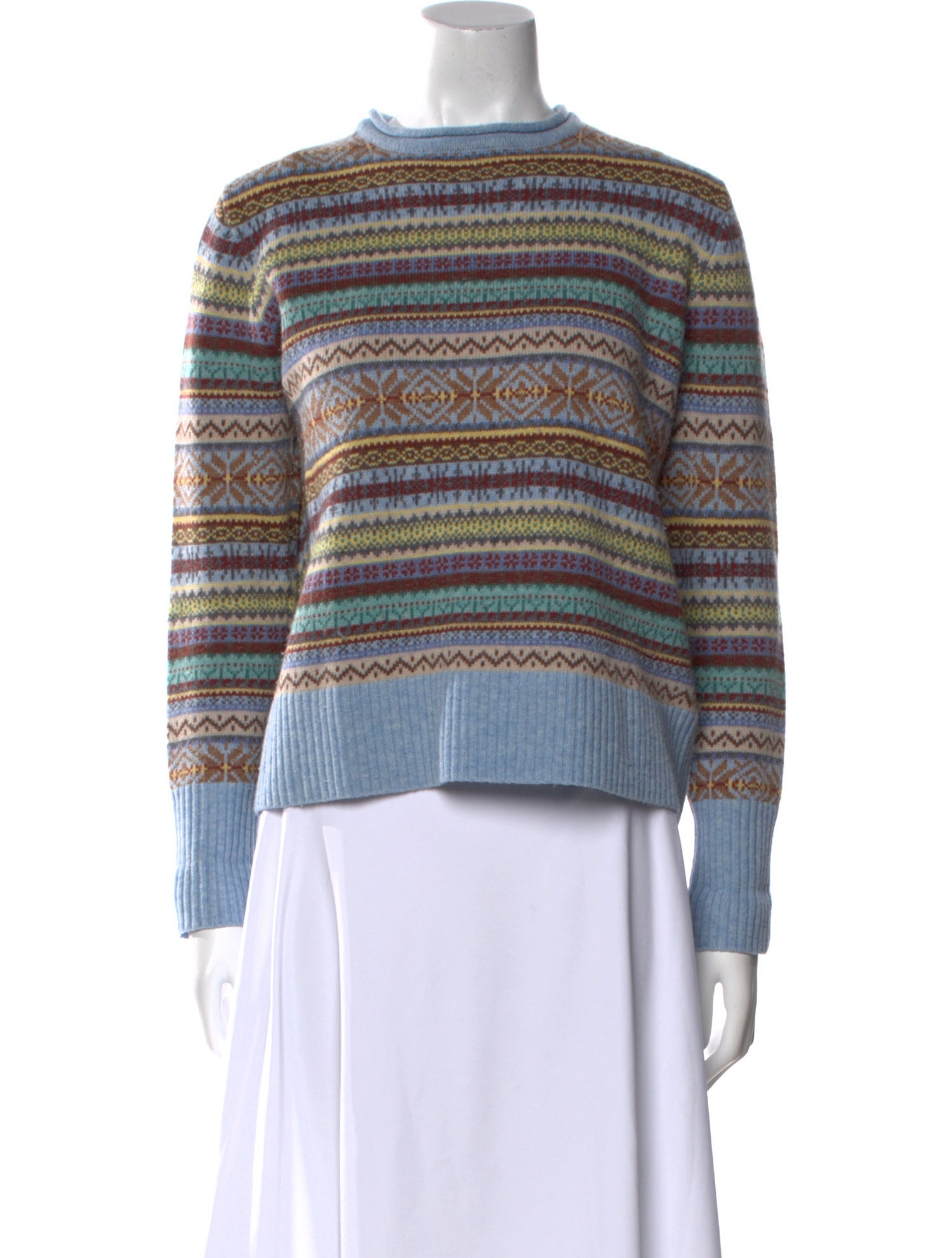 Ann Mashburn Lambswool Striped Sweater