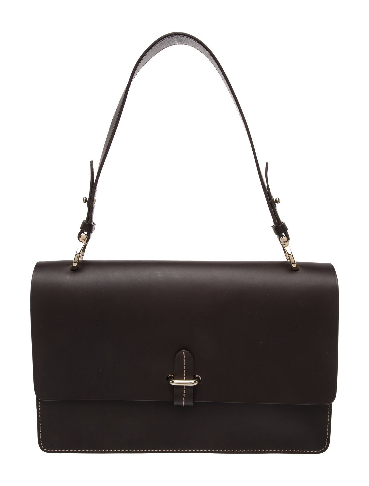 Ann Mashburn Leather Top Handle Bag