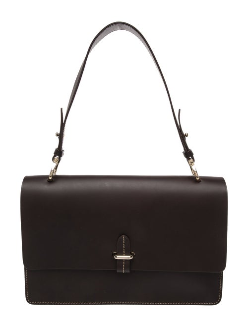 Ann Mashburn Leather Top Handle Bag