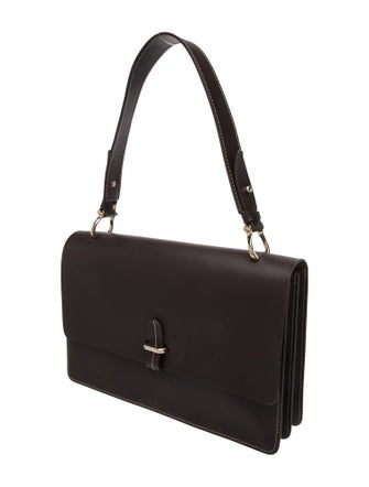 Ann Mashburn Leather Top Handle Bag
