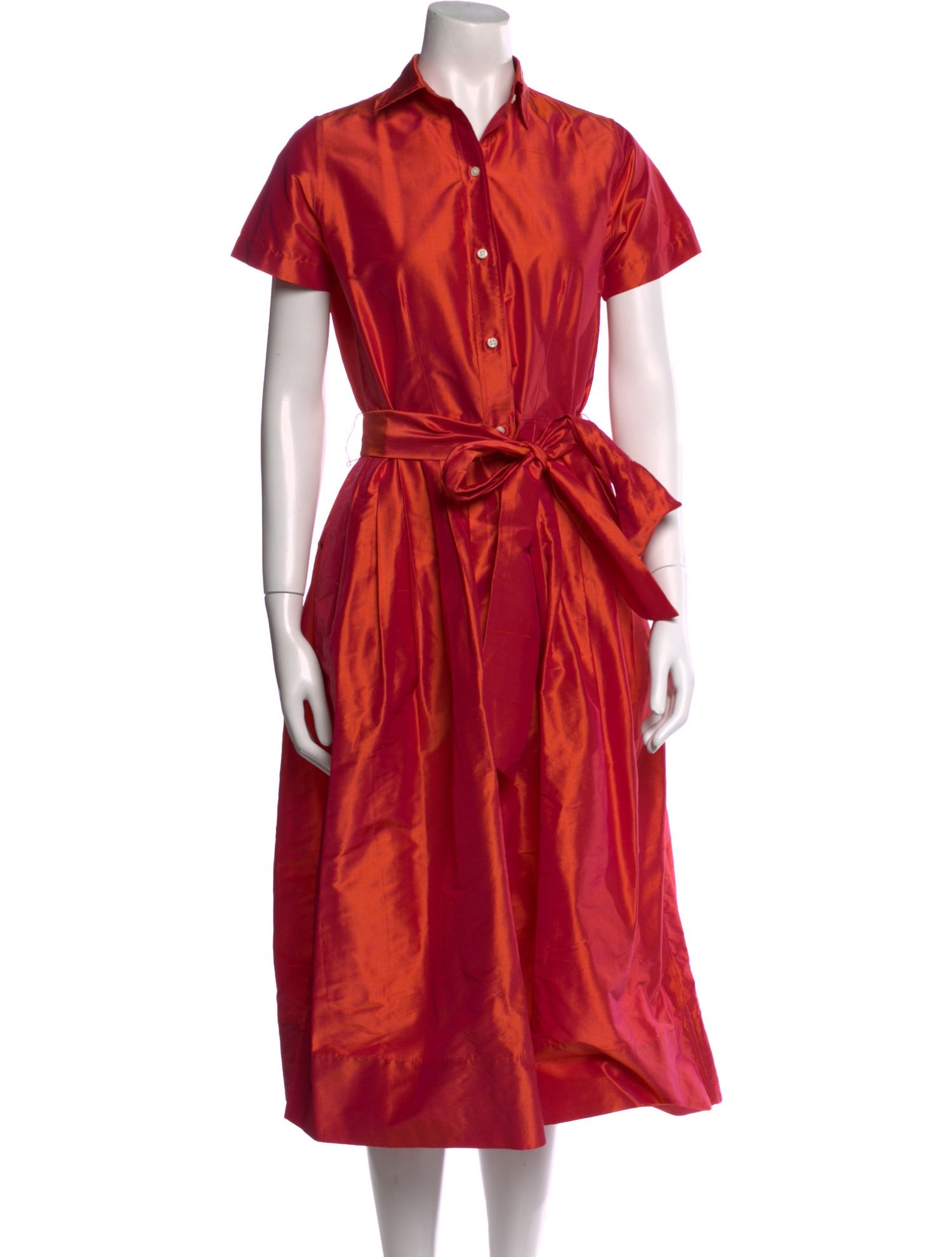 Ann Mashburn Silk Midi Length Dress w/ Tags