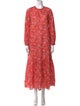 Ann Mashburn Floral Print Long Dress