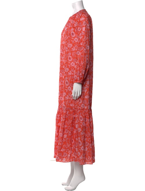 Ann Mashburn Floral Print Long Dress