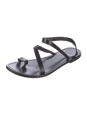 Ann Mashburn Leather Slingback Sandals
