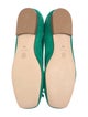 Ann Mashburn Suede Bow Accents Ballet Flats