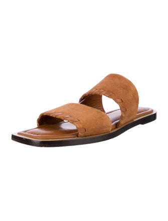 Ann Mashburn Suede Slides