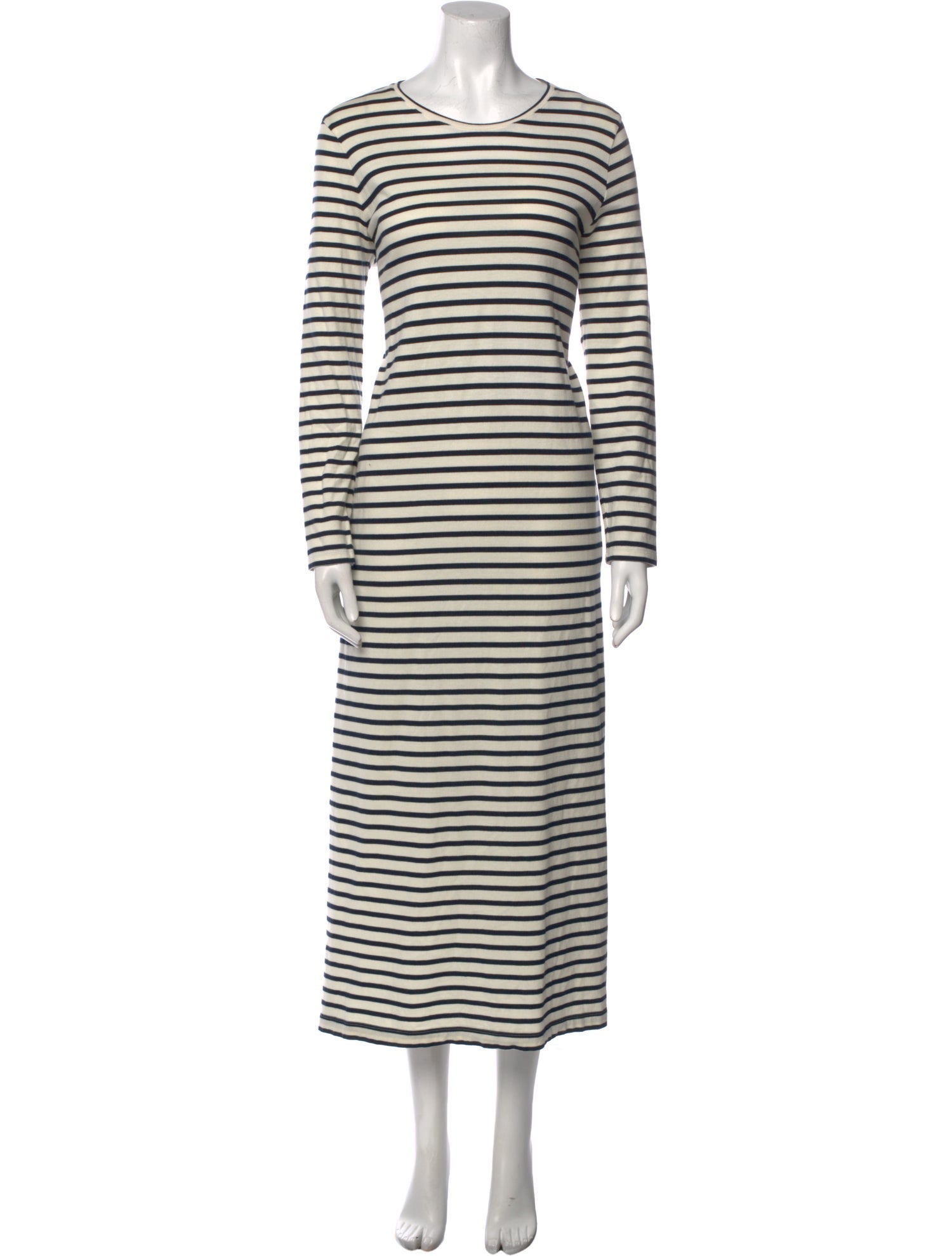 Ann Mashburn Striped Midi Length Dress