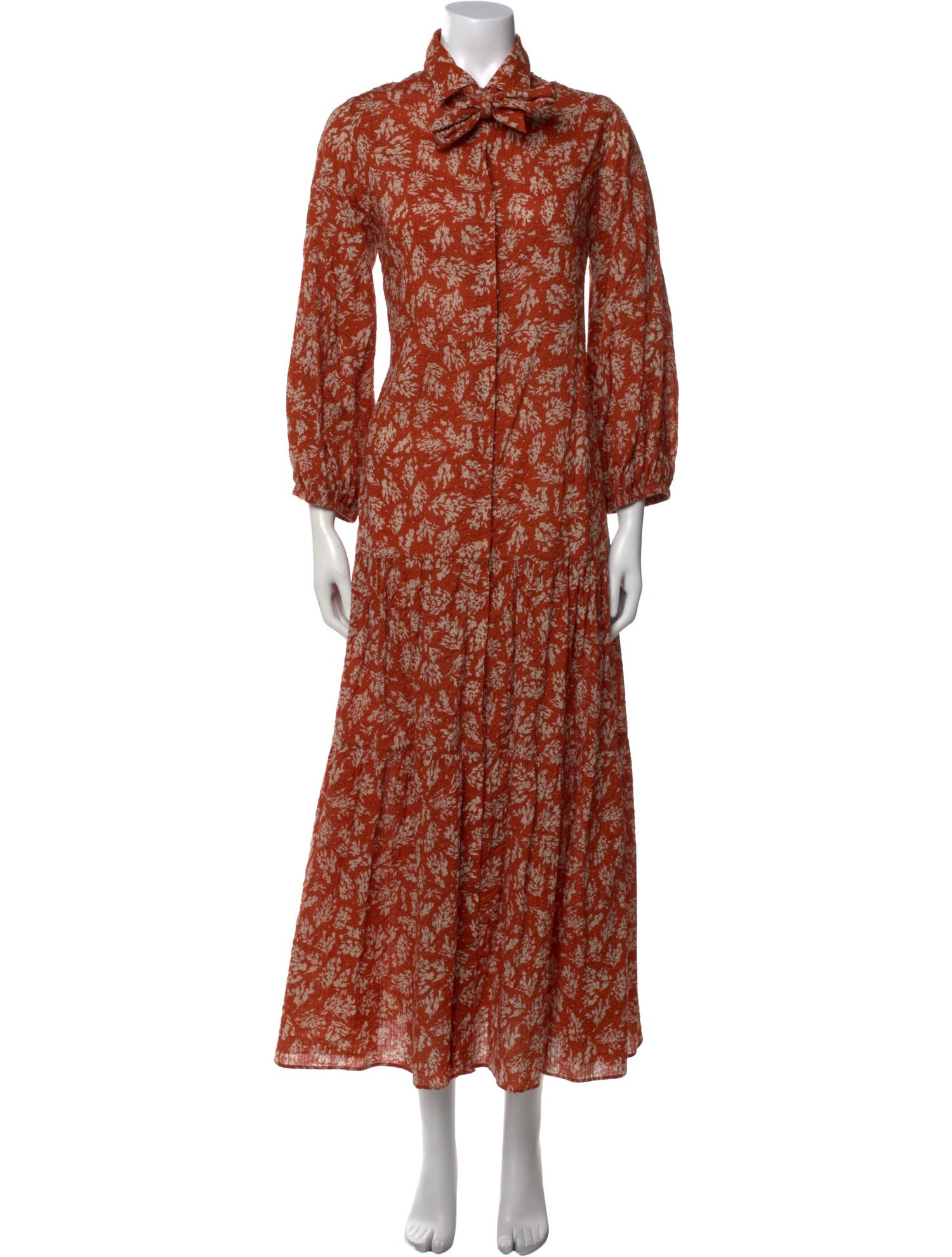 Ann Mashburn Floral Print Long Dress