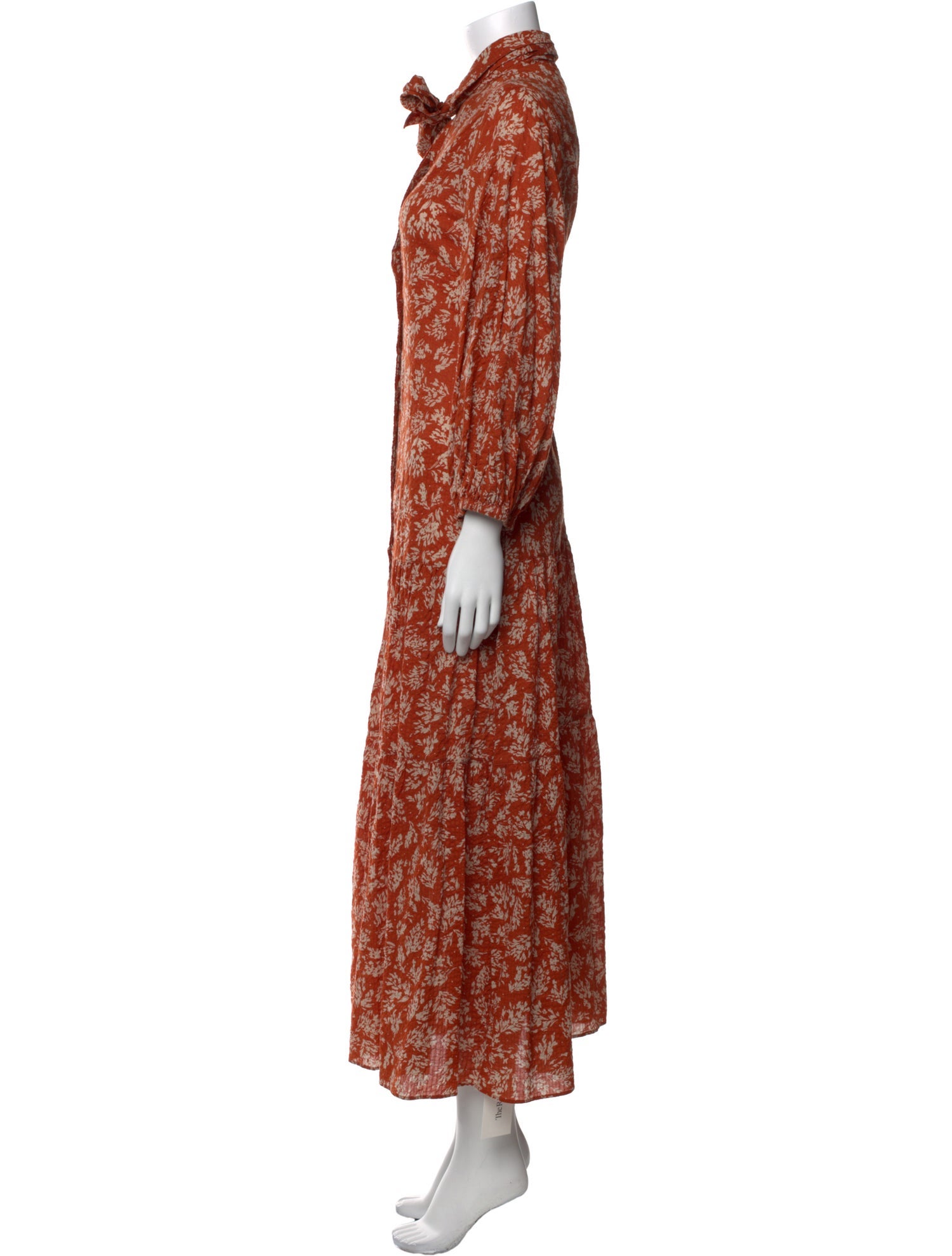 Ann Mashburn Floral Print Long Dress