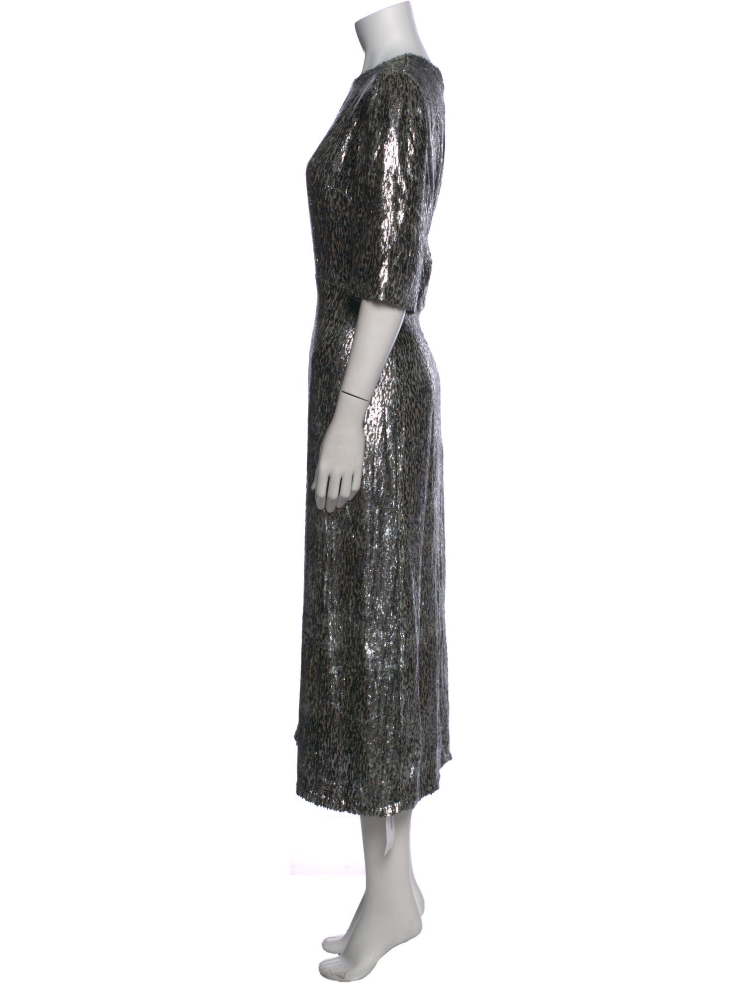 Ann Mashburn Crew Neck Long Dress