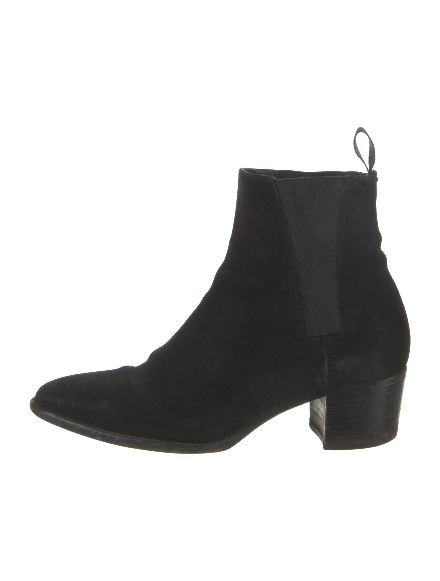 Ann Mashburn Suede Chelsea Boots