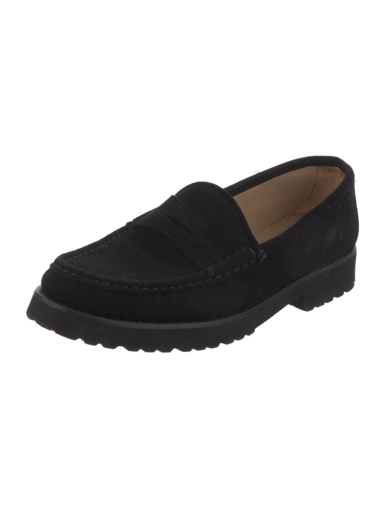 Ann Mashburn Suede Loafers