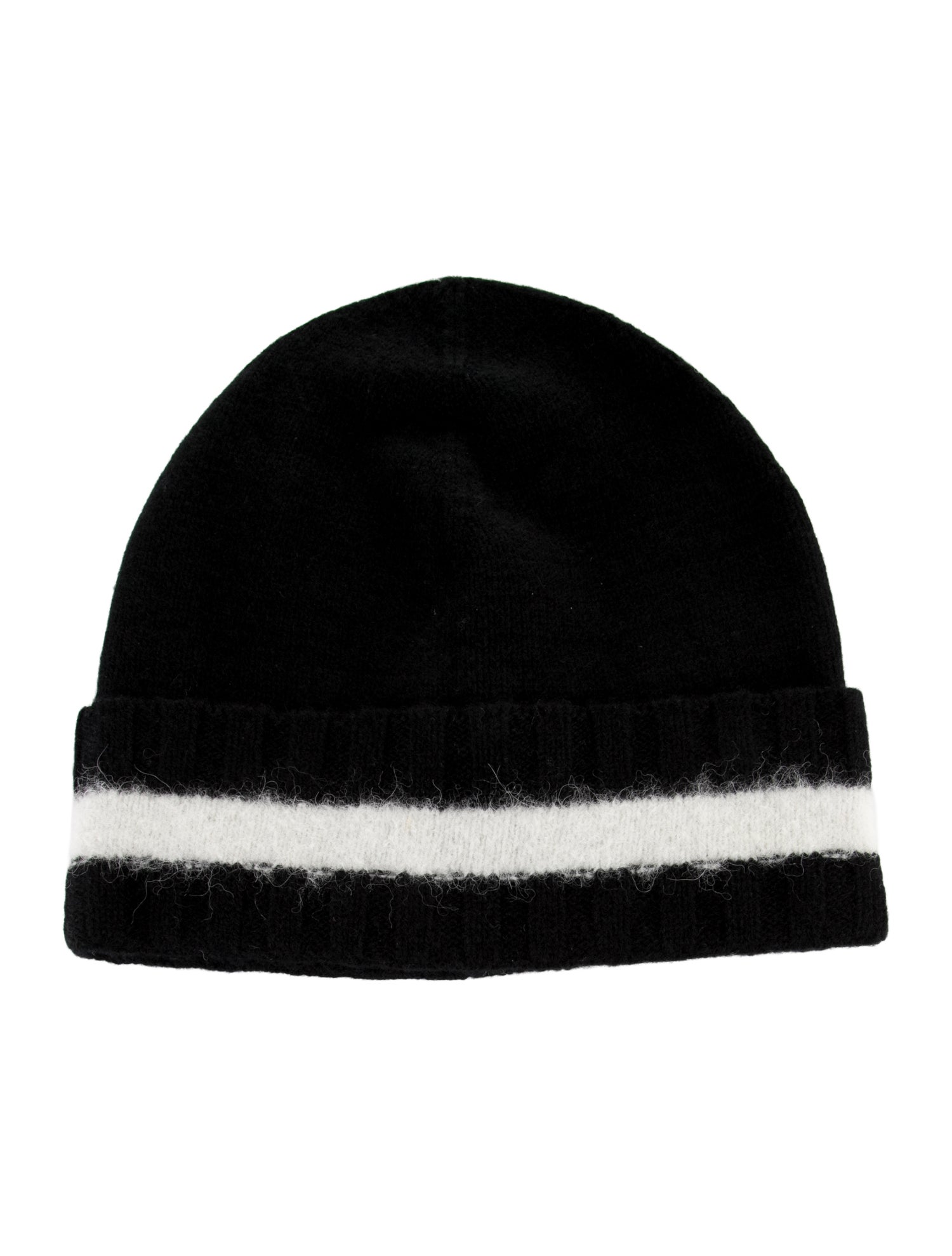 Amicale Striped Cashmere Beanie w/ Tags