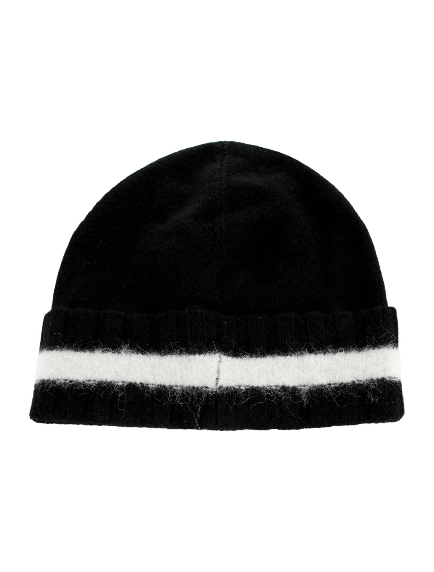Amicale Striped Cashmere Beanie w/ Tags