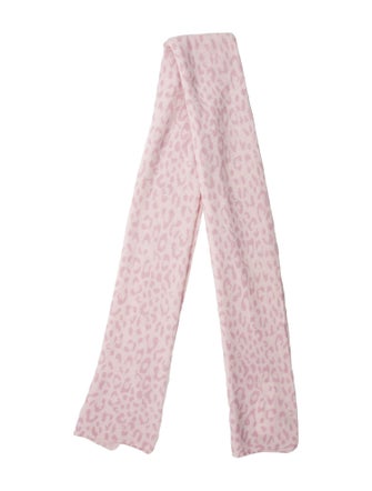 Amicale Checkered Print Cashmere Scarf