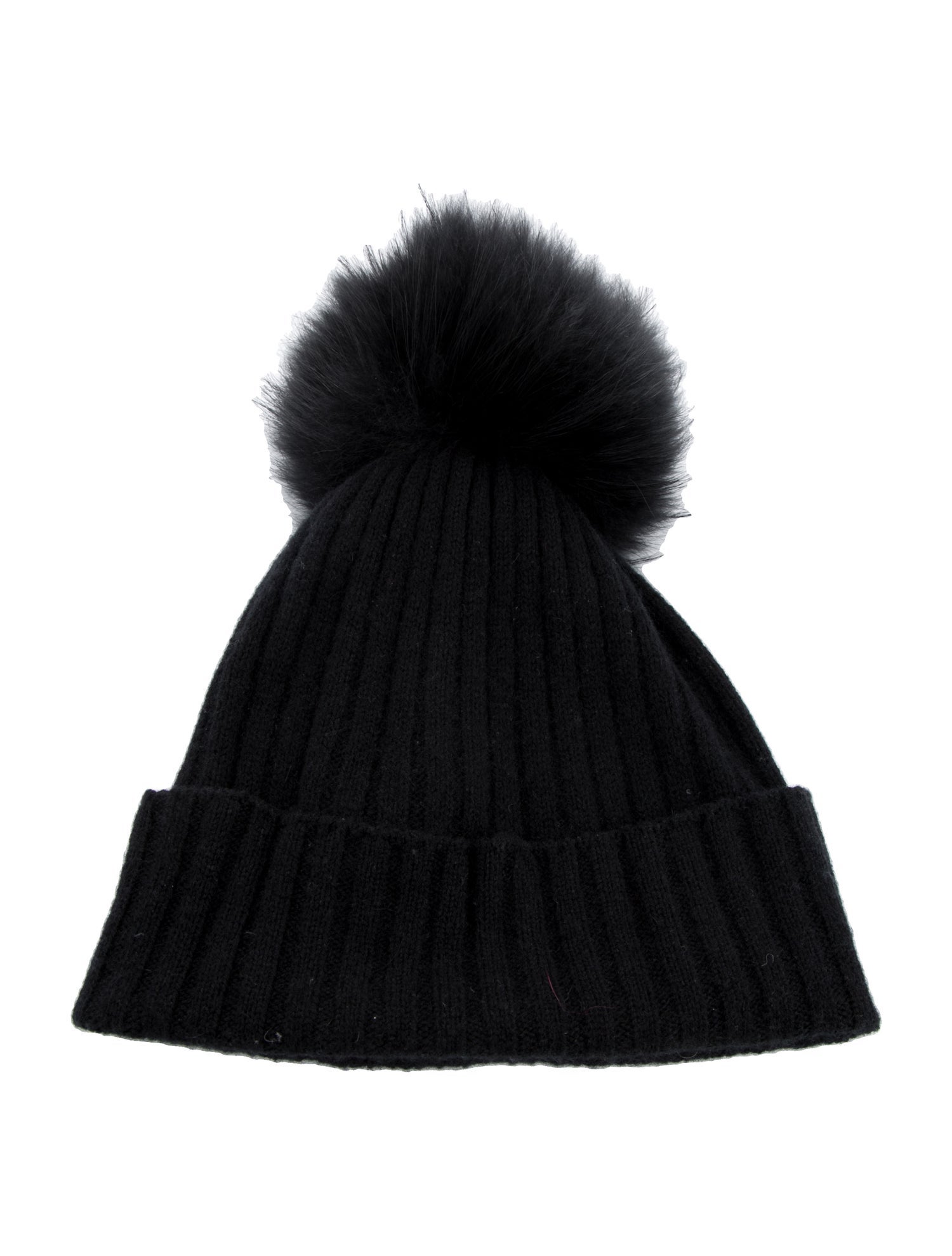 Amicale Fur Trimmed Beanie
