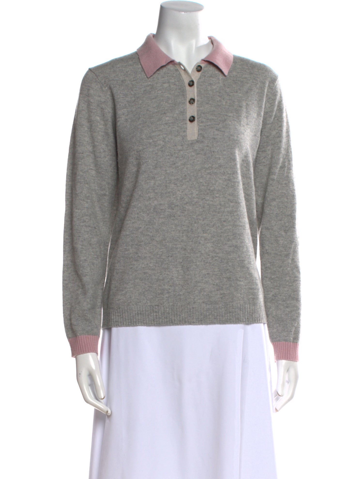 Amicale Cashmere V-Neck Sweater