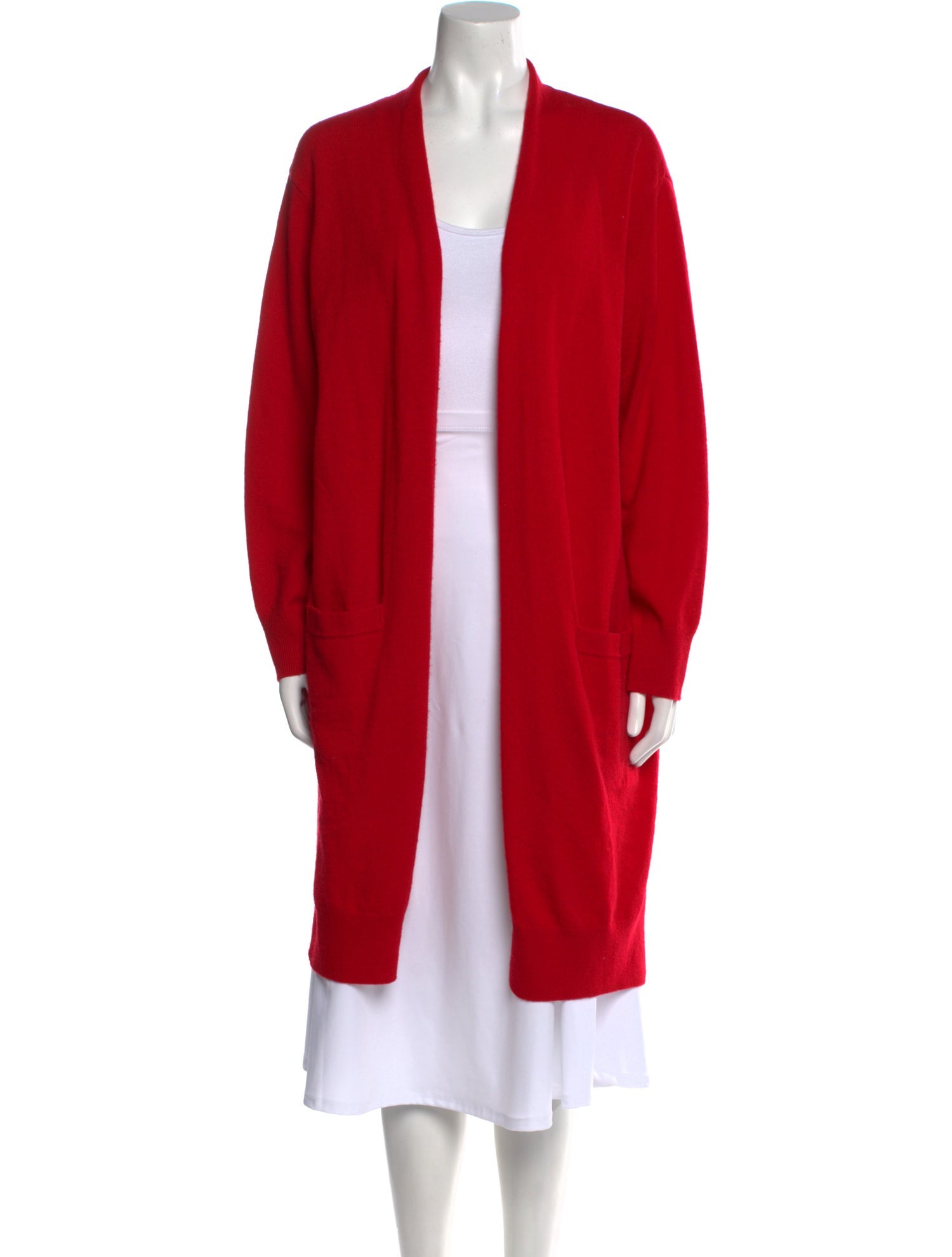 Amicale Cashmere Open Front Sweater