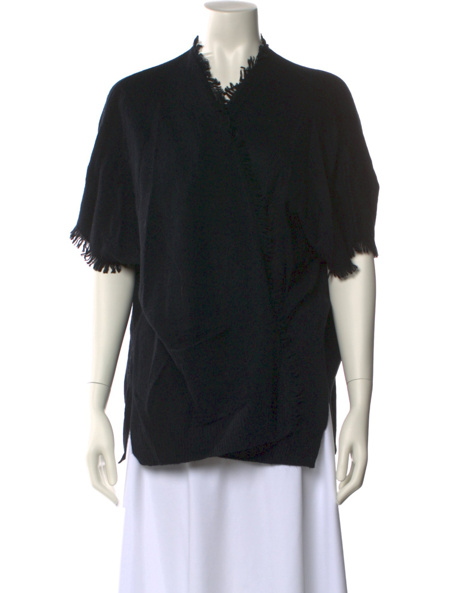 Amicale Cashmere Mock Neck Sweater